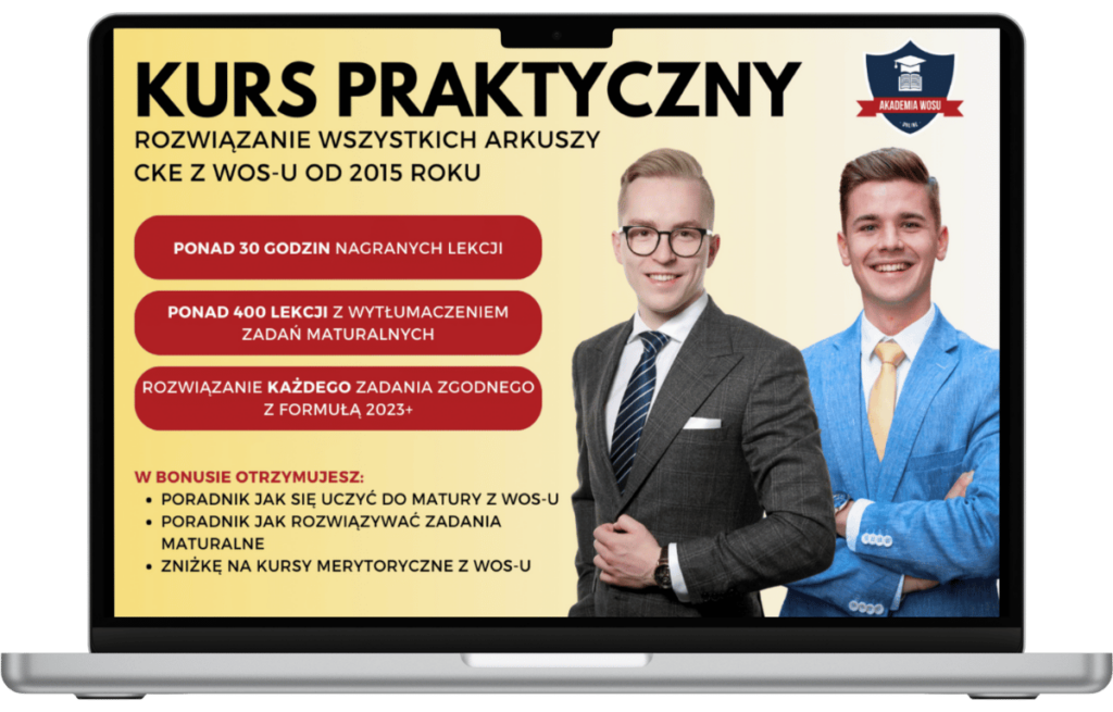 Kurs przygotowujący do matury z WOS-u